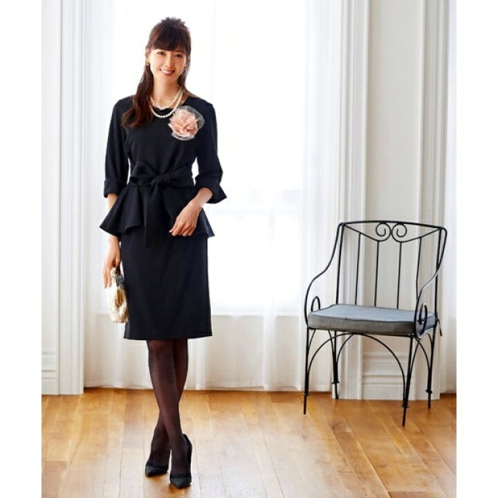 楽天市場】フレアーペプラムスカートセットアップフォーマルセレモニー  