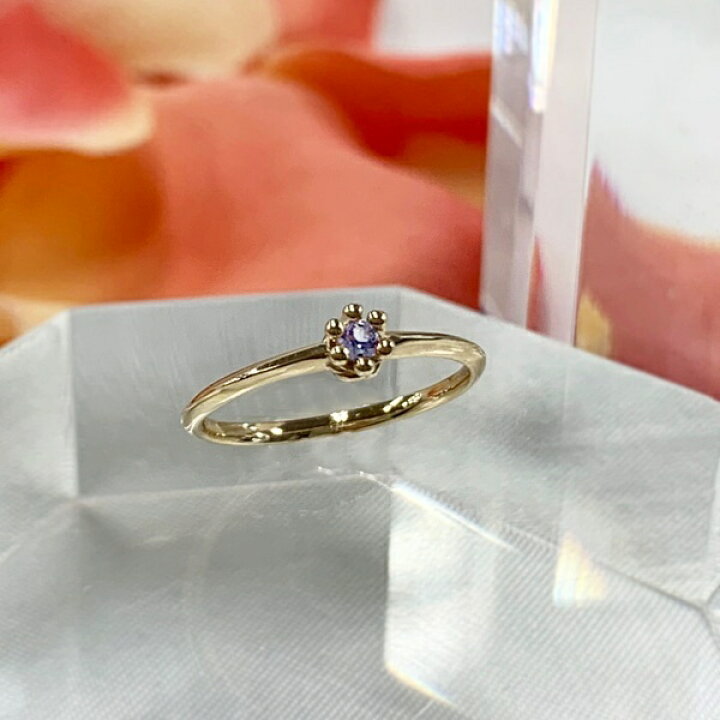 楽天市場 誕生石 12月 K10ygタンザナイトピンキーリング ジュリエッタ バイ ポンテヴェキオ Giulietta By Pontevecchio 丸井 マルイ 楽天市場店