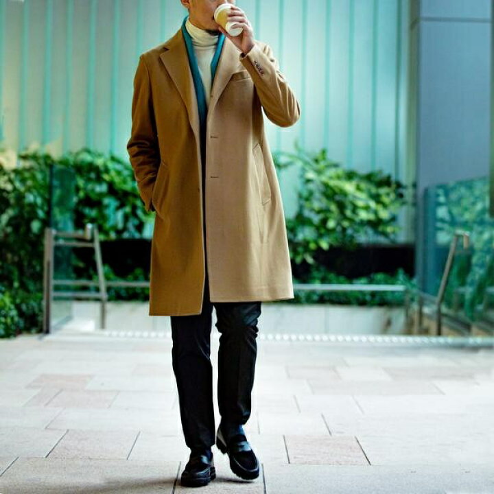楽天市場】SD： ウール／カシミヤ ソリッド チェスターコート 