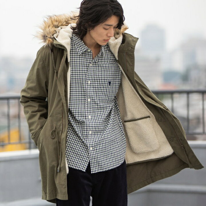 楽天市場】マルチWAYボアフリースライナーモッズコート／コーエン  