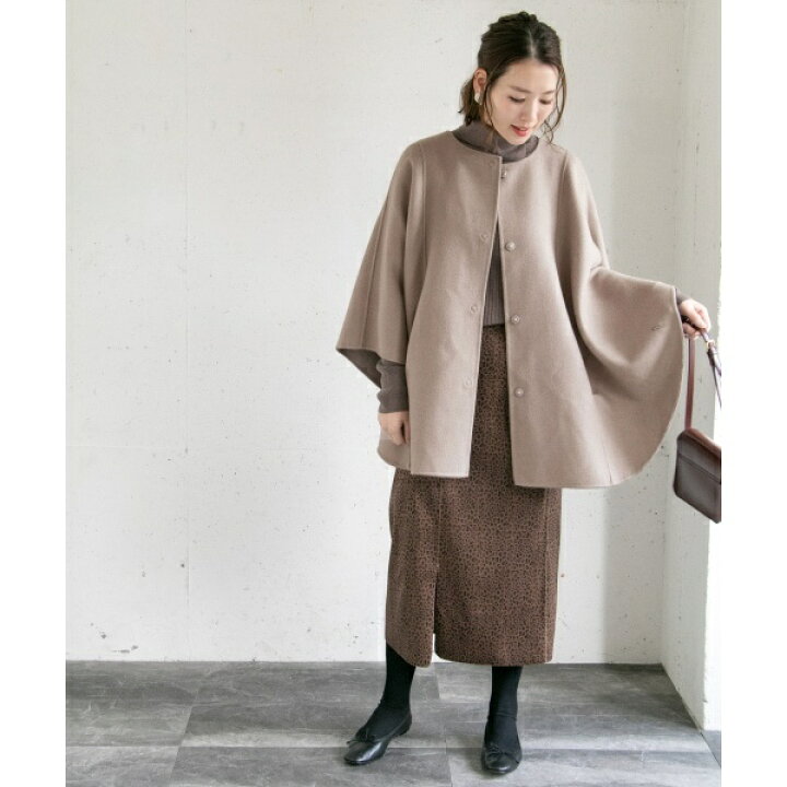 楽天市場】レディスブルゾン(ウールアンゴラリバーシブルポンチョ 