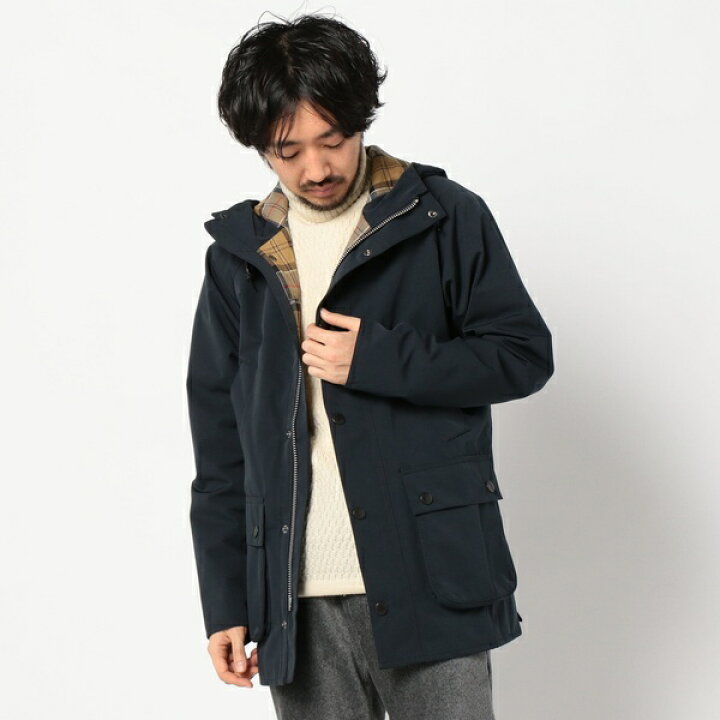 楽天市場】【Barbour／バブアー】HOODED BEDALE 