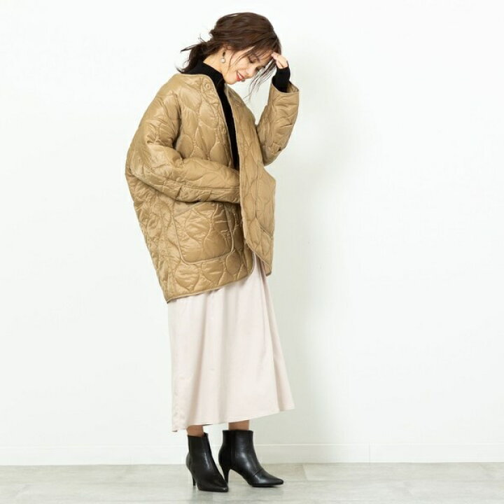 楽天市場 キルティングビッグジャケット コート アウター 中綿 コーエン レディース Coen 丸井 マルイ 楽天市場店