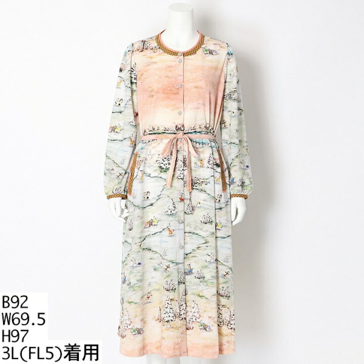 楽天市場】ふゆやすみワンピース／フランシュリッペ（大きいサイズ 