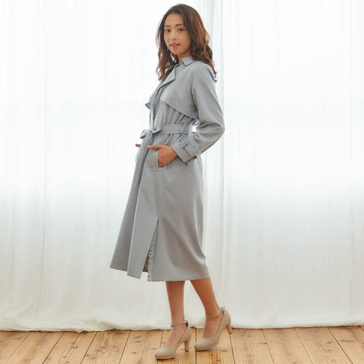 楽天市場 ｗｅｂ限定 サイドレーストレンチコート ミッシュ マッシュ Misch Masch 丸井 マルイ 楽天市場店