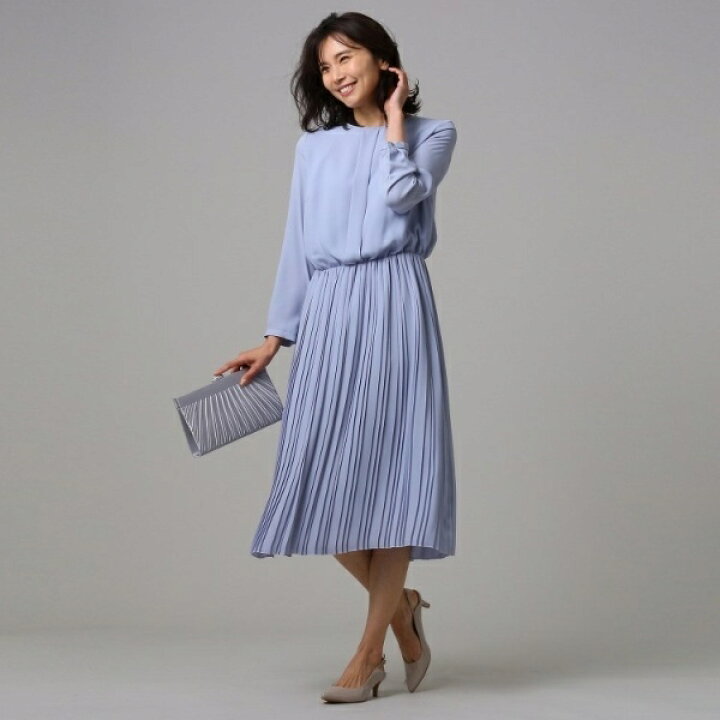 楽天市場】[L]【洗える】アムンゼンプリーツワンピース／アンタイトル 