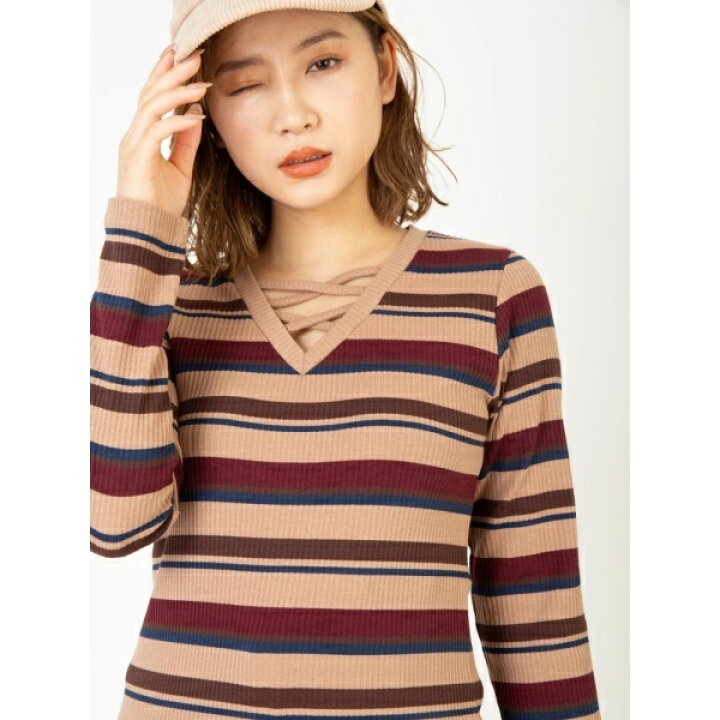 楽天市場 マルチボーダークロスプルオーバー セシルマクビー Cecil Mcbee 丸井 マルイ 楽天市場店 楽天市場 マルチボーダークロスプルオーバー セシルマクビー Cecil Mcbee 丸井 マルイ 楽天市場店