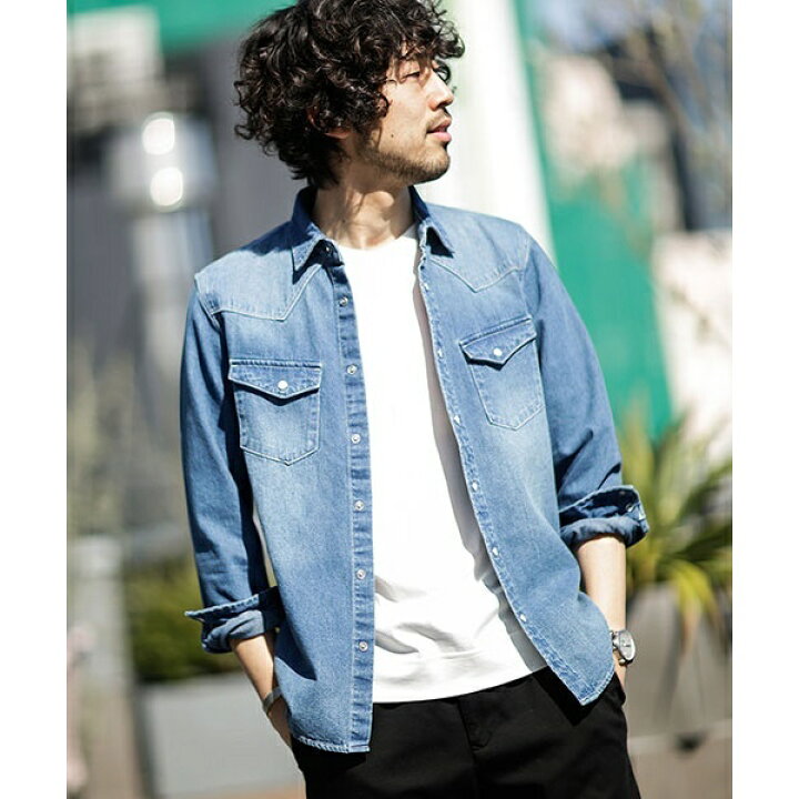 楽天市場】《WEB限定》/ヴィンテージデニムシャツ／ナノ・ユニバース  