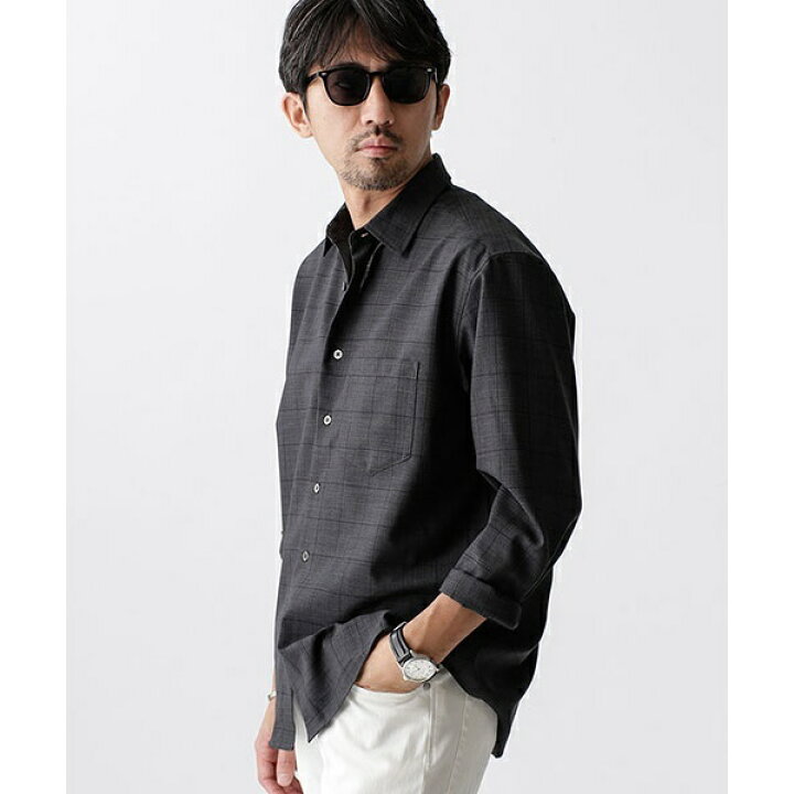 楽天市場 ｔ ｗリラックスレギュラーカラーチェックシャツ ナノ ユニバース メンズ Nano Universe 丸井 マルイ 楽天市場店