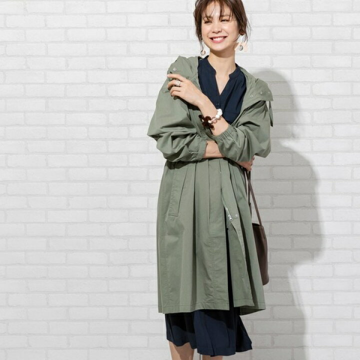 楽天市場 撥水ロングモッズコート スプリングコート 春アウター フーデットコート フーディコート コーエン レディース Coen 丸井 マルイ 楽天市場店