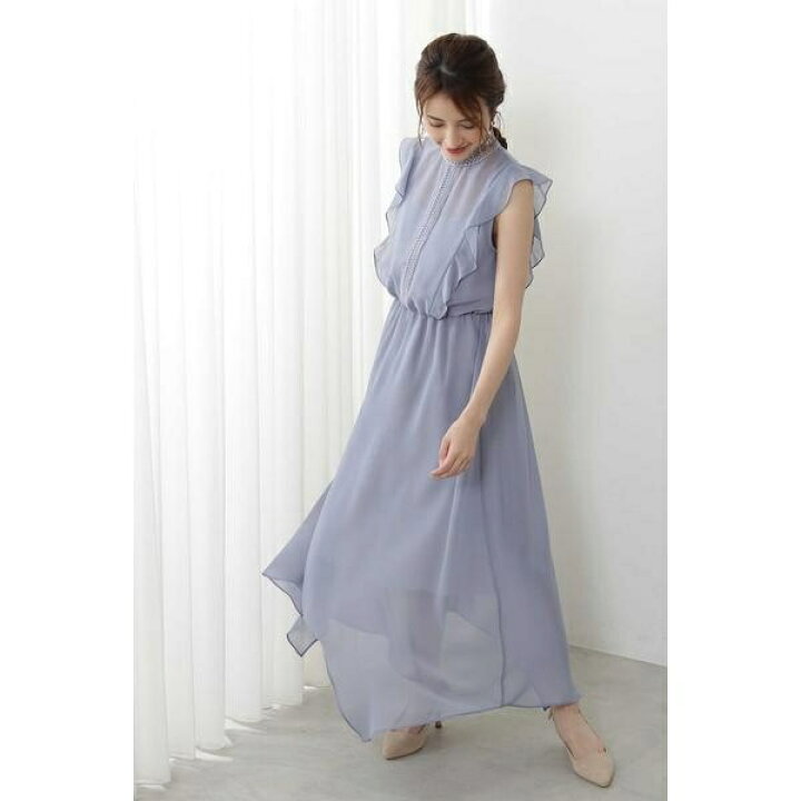 楽天市場 Lou Lou Fee フロントレースネックドレス プロポーションボディドレッシング Proportion Body Dressing 丸井 マルイ 楽天市場店