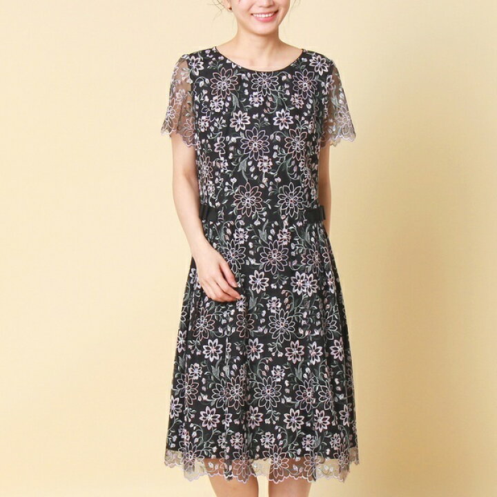 楽天市場】フラワーチュール刺繍ワンピース／ローズティアラ（Rose  