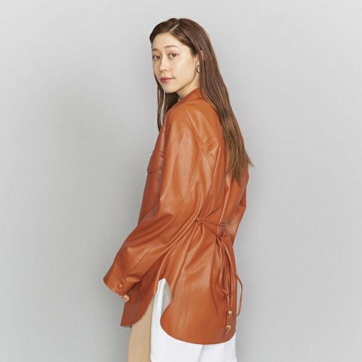 楽天市場】＜NANUSHKA＞フェイクレザーシャツジャケット  