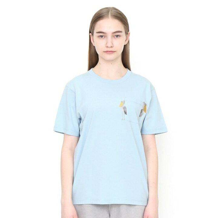 楽天市場 ユニセックス ポケットtシャツ ハシビロコウ グラニフ 丸井 マルイ 楽天市場店