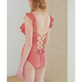 【SEA DRESS】バッククロスフリルワンピース/水着／ティティベイト（titivate）