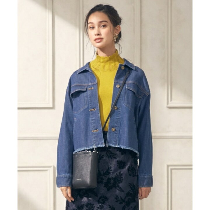 楽天市場】【TOCCA LAVENDER】Zero Cotton Denim デニムジャケット 