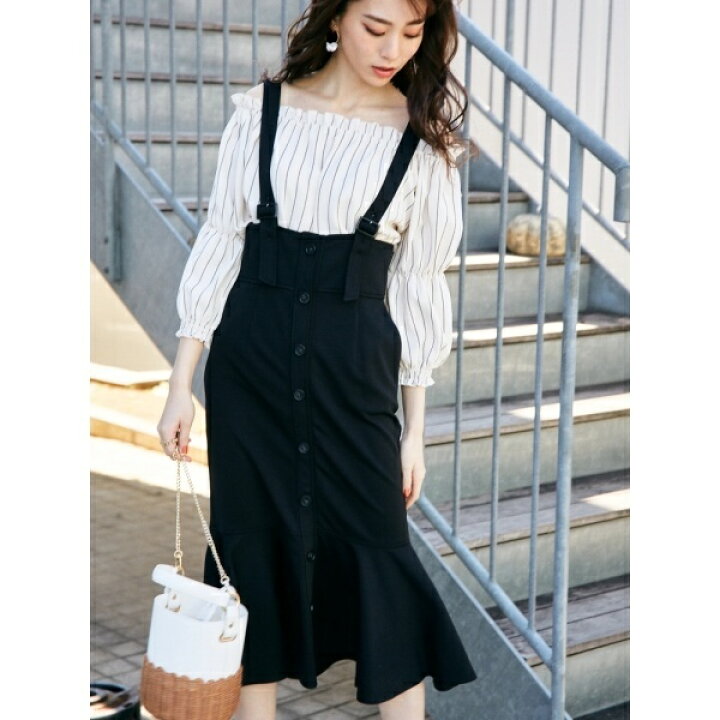楽天市場 インナー付きサスマーメードフレアスカートセット セシルマクビー Cecil Mcbee 丸井 マルイ 楽天市場店