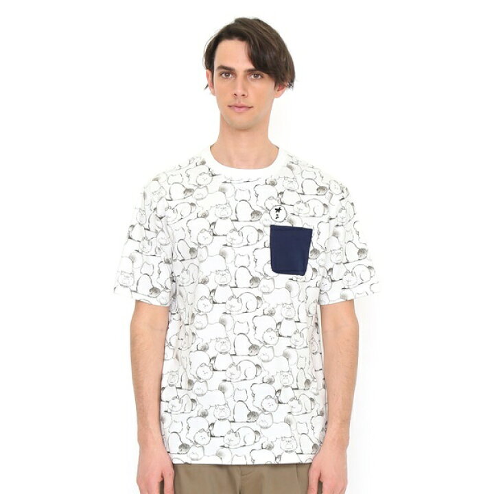 楽天市場 ユニセックス コラボレーション総柄tシャツ パンチパターン タッチ グラニフ 丸井 マルイ 楽天市場店