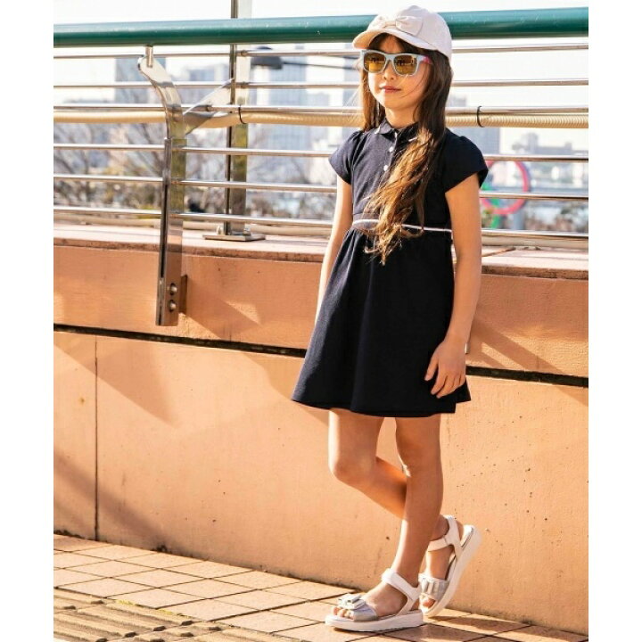 楽天市場 遮熱 ｕｖケア １１０ １４０ｃｍ スカラップカラーポロ ワンピース 組曲 キッズ ｋｕｍｉｋｙｏｋｕ ｋｉｄｓ 丸井 マルイ 楽天市場店