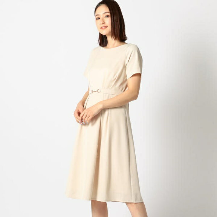楽天市場 ビット付半袖ワンピース ミューズ リファインド クローズ Mew S Refined Clothes 丸井 マルイ 楽天市場店