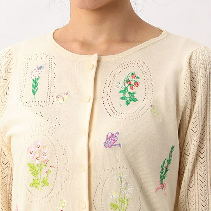 楽天市場】ｶﾞｰﾃﾞﾆﾝｸﾞ刺繍ﾆｯﾄｶｰﾃﾞ／フランシュリッペ（franche lippee  