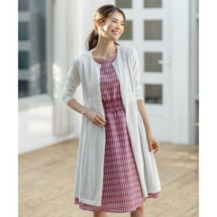 楽天市場】【洗える！＆機能素材】LONG STEP CARDIGAN  