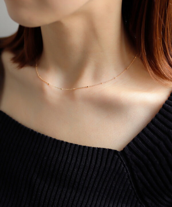 楽天市場】チェーンネックレス[グリッター(37cm)]／シエナロゼ（SIENA 