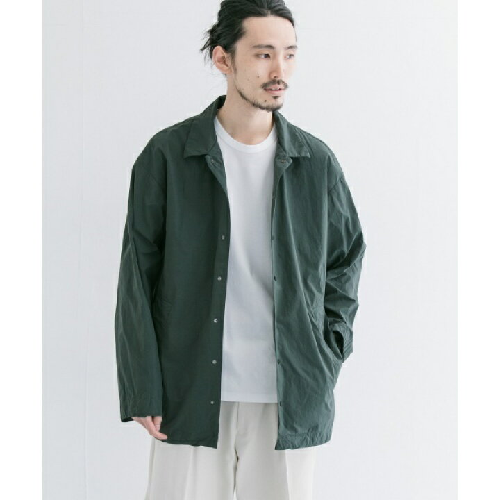 楽天市場】メンズジャケット(ATON VENTILE NYLON COACH JACKET 