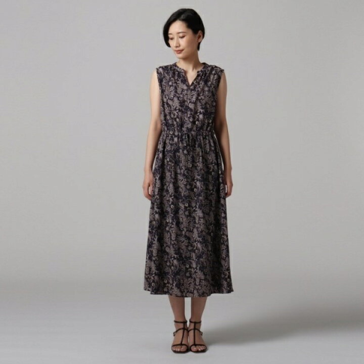 楽天市場 洗える アンティークペイズリープリントワンピース アンタイトル Untitled 丸井 マルイ 楽天市場店