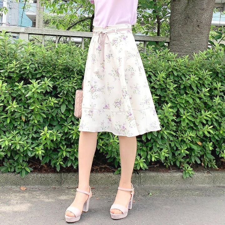 Misch Masch 花柄スカート M ミモレ丈