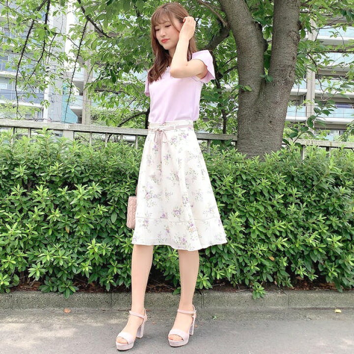 楽天市場 花柄フレアスカート ミッシュ マッシュ Misch Masch 丸井 マルイ 楽天市場店