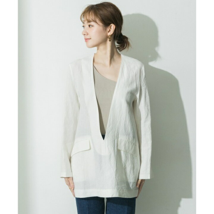 楽天市場】レディスカットソー(CEPIE. リネンDeep Vプルオーバー  