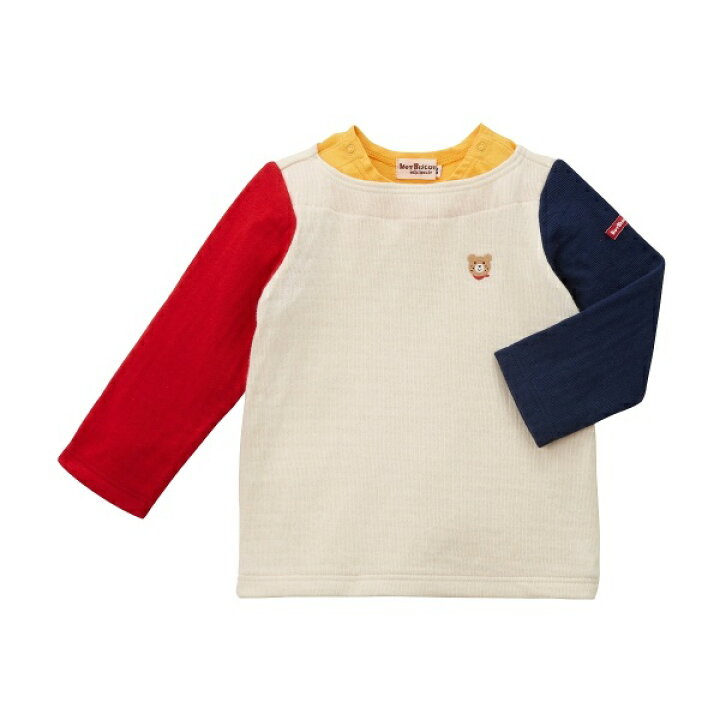 楽天市場】やわらか 接結天竺長袖Tシャツ／ミキハウス 