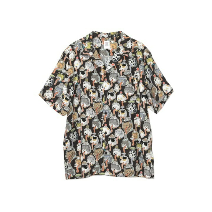 楽天市場】【ユニセックス】コラボレーションオープンカラーシャツ  