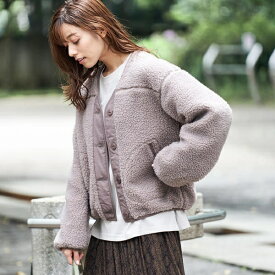 楽天市場 B Ming By Beams ボアリバーシブルブルゾンの通販