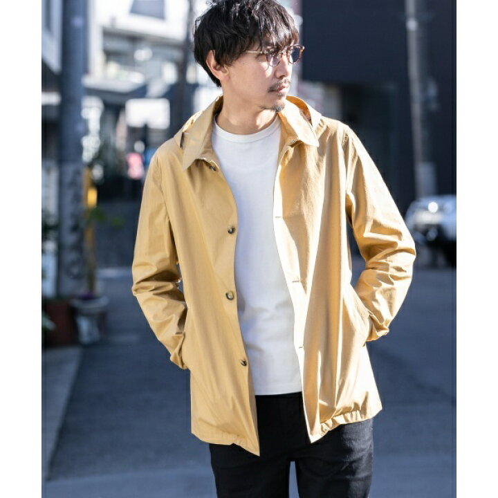 楽天市場】メンズコート(タイプライターショートスプリングコート  