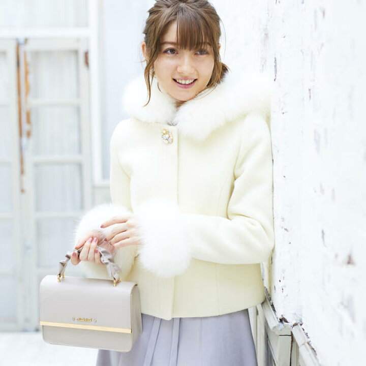 楽天市場】フードファー付ショートコート／ミッシュマッシュ : 丸井  