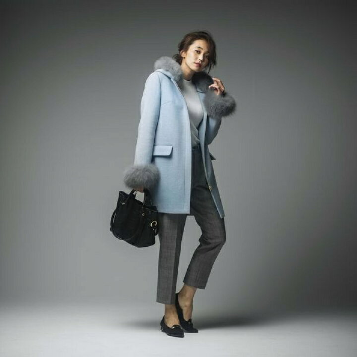 楽天市場】【17AW】【S〜4L】フｰド取り外し袖・フｰド回りフォックス付 