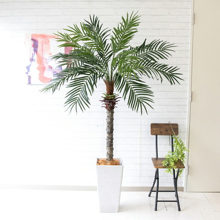 フェイクグ ツリー パーム 人工樹木 人工観葉植物 大型 フェイクグリーン 180cm デラックスパームツリー フェイクグリーン 造花