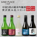中国地方5県の純米吟醸酒 贅沢飲み比べセット 300ml×5本 日本酒 広島 亀齢 山口 金冠黒松 岡山 御前酒 島根 月山 鳥取 千代むすび 日本酒 御中元 父の日 ギフト