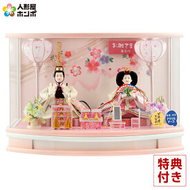 雛人形 コンパクト ひな人形 ケース飾り 親王飾り 藤翁作 みこと 小三五親王 金襴仕立 アクリルケース 【2026年度新作】 h083-fn-263-270