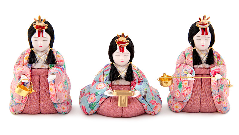 雛人形 一秀 ひな人形 コンパクト収納飾り h053-ii-012-5 安土雛 雛