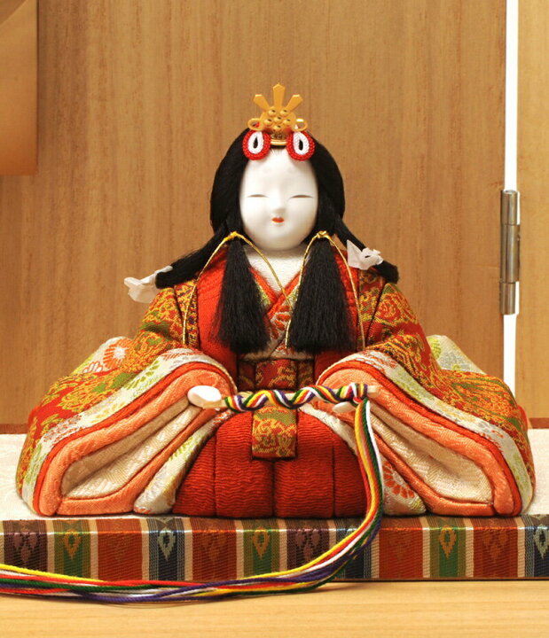 楽天市場】雛人形 木目込み お雛様 一秀 ひな人形 木目込人形飾り 平 