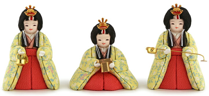 江戸木目込み 柿沼東 花の舞 ひな祭り雛人形 持たそ
