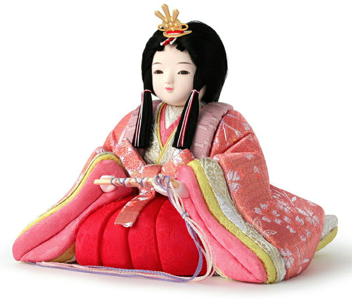雛人形 コンパクト おしゃれ 柿沼東光作 入れ目 小さい お雛様 こどもの日 木目込み インテリア 雛 H293 Mi Kt 1866ab モダン ひなもも 木目込人形飾り 親王飾り 平飾り 木製 かわいい 人形 ひな人形