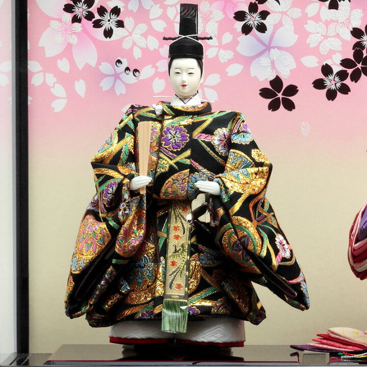 楽天市場】雛人形 久月 ひな人形 雛 ケース飾り 親王飾り 立雛 黎明 小 