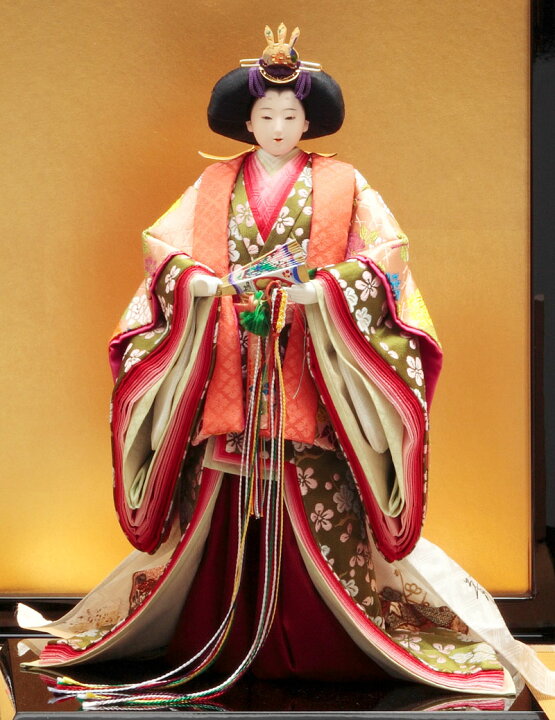 楽天市場】雛人形 久月 ひな人形 雛 平飾り 親王飾り 立雛 平安光義作 