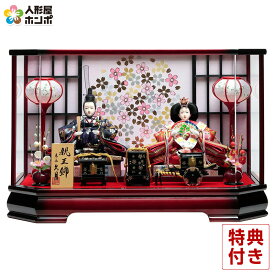 【クーポン利用で5%OFF】雛人形 久月 ひな人形 ケース飾り 親王飾り 六角アクリルケース 【2026年度新作】 h083-k-5798a D-105