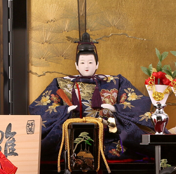 楽天市場】【4/15全品+P10倍☆100周年祭クーポン】雛人形 三段 平安 