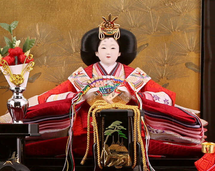 楽天市場】【4/15全品+P10倍☆100周年祭クーポン】雛人形 三段 平安 